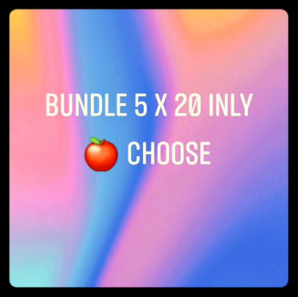 Bundle  only whith🍎5x20   no incluye new clothes
